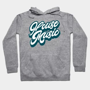 HOUSE MUSIC  - Just Signature (dark slate blue) Hoodie